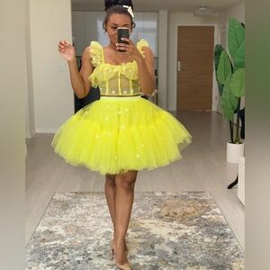 Oyemwen Yellow Tulle Set (Custom)